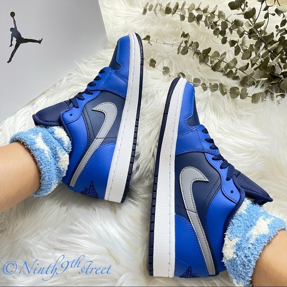 Nike Jordan 1 Low Blue Game Royal PRICE FIRM - Picture 5 of 15